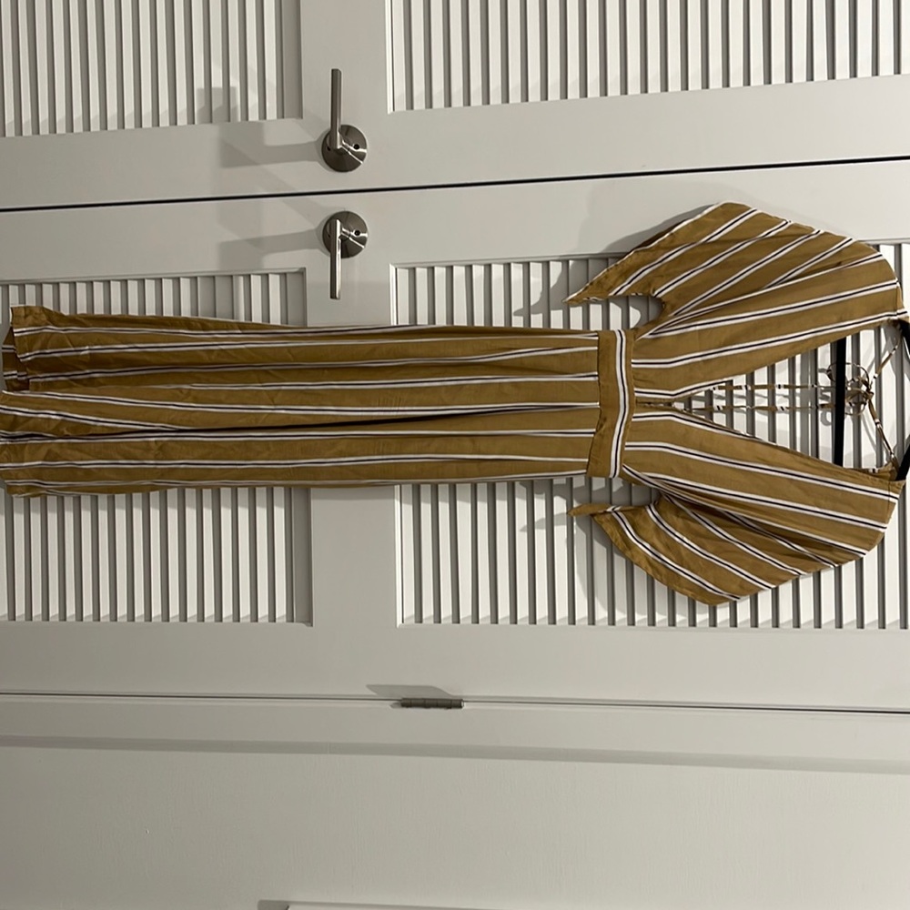 MIDI jumpsuit with open back